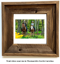 trail rides near me in Thomasville, North Carolina